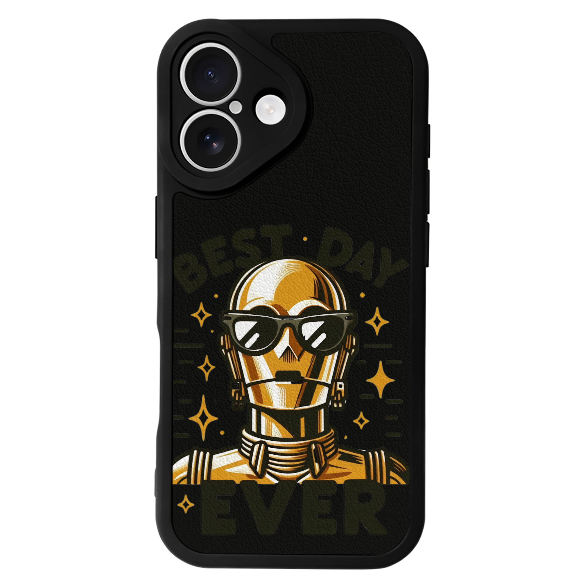 （画像用） スター・ウォーズ Star Wars 【iPhone 16シリーズ対応】シリコンスマホケース（レザー調） 材質：シリコン